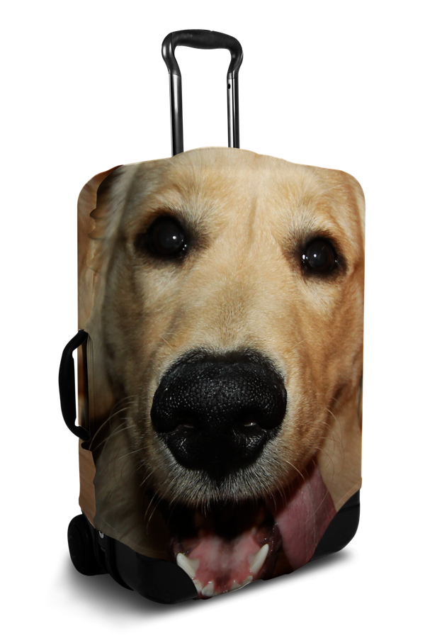 Custom dog face luggage cover - Stretch