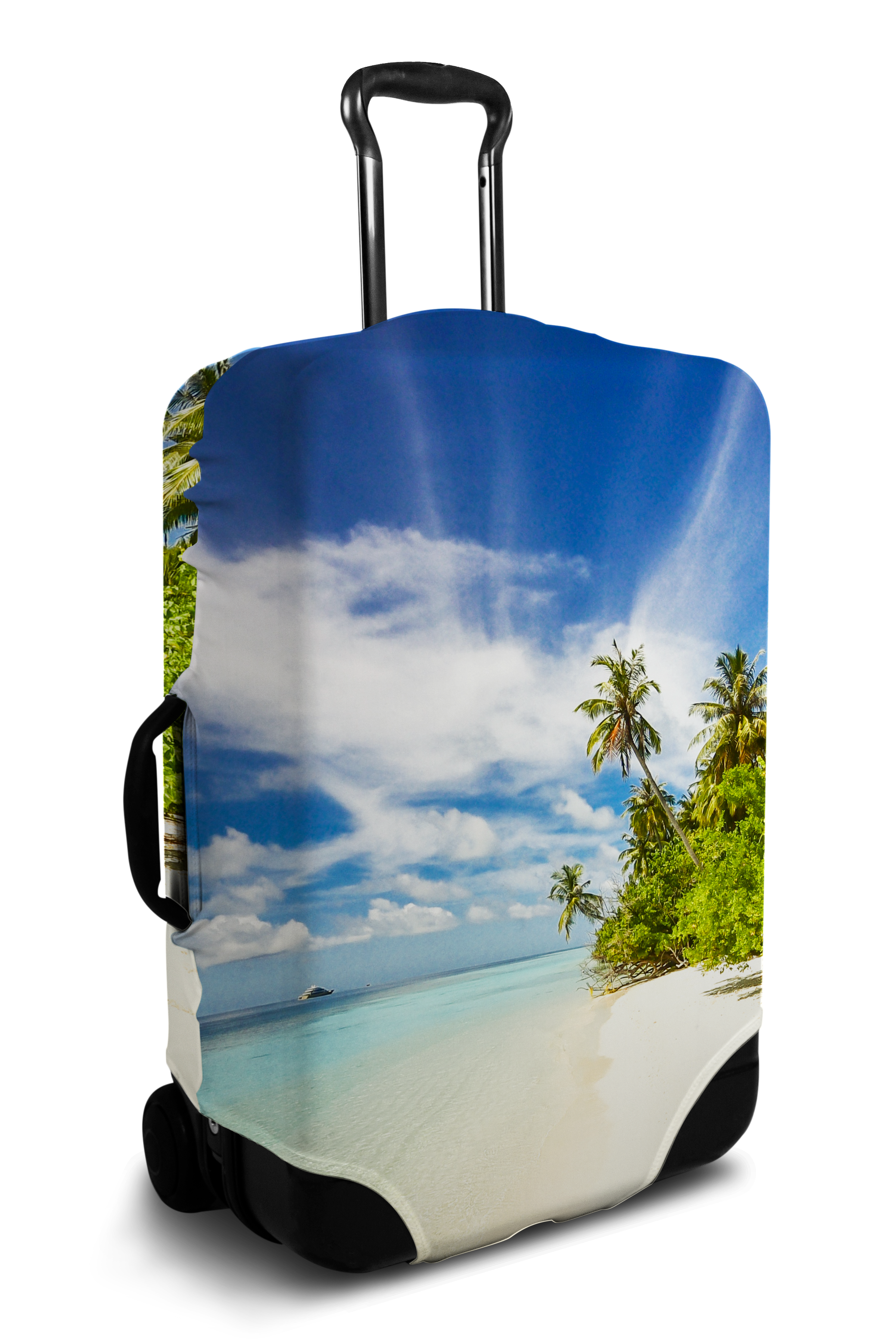 Beach suitcase cover
