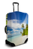 Beach suitcase cover