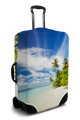 Custom Suitcase Cover - Beach Design