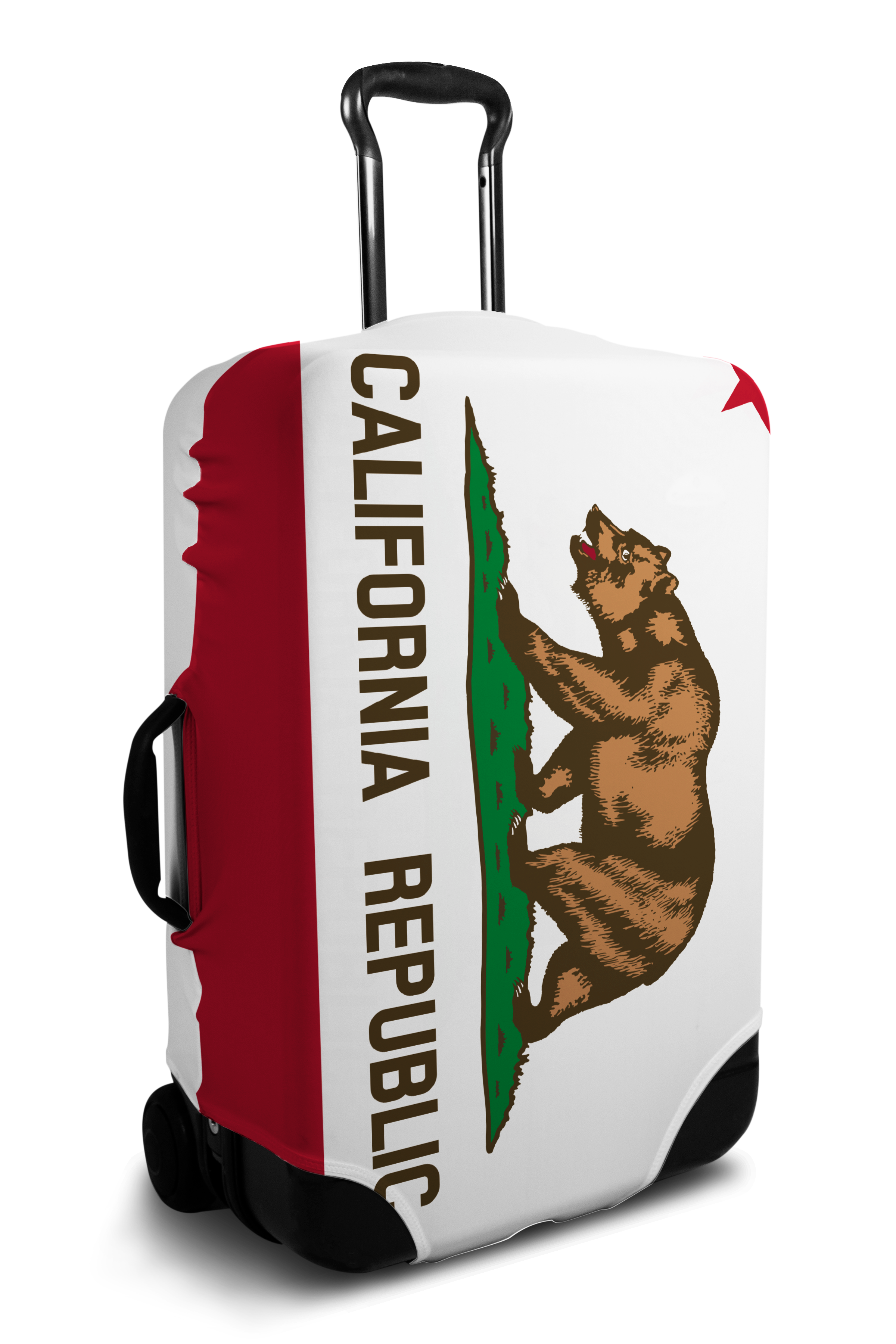 California Flag suitcase cover
