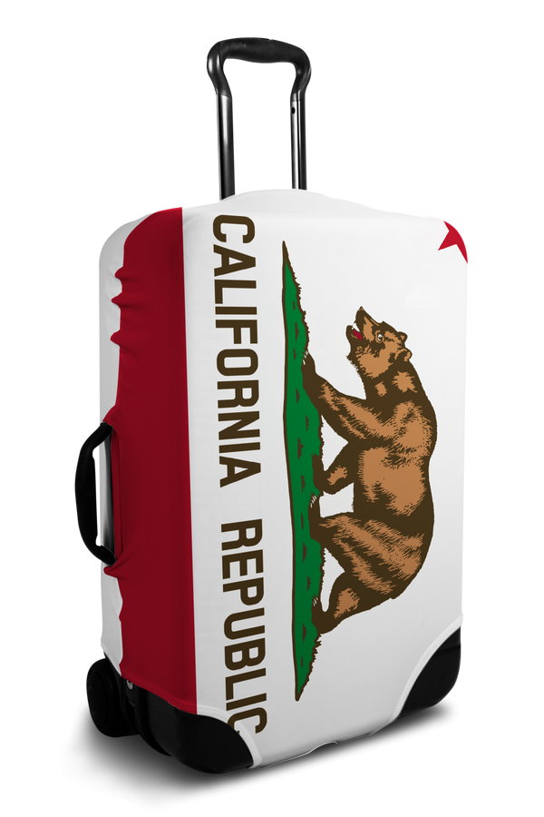 California Flag suitcase cover