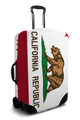 Custom Suitcase Cover - California Flag Design