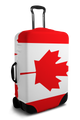 Custom Suitcase Cover - Canada Flag Design