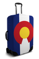 Custom Suitcase Cover - Colorado Flag Design