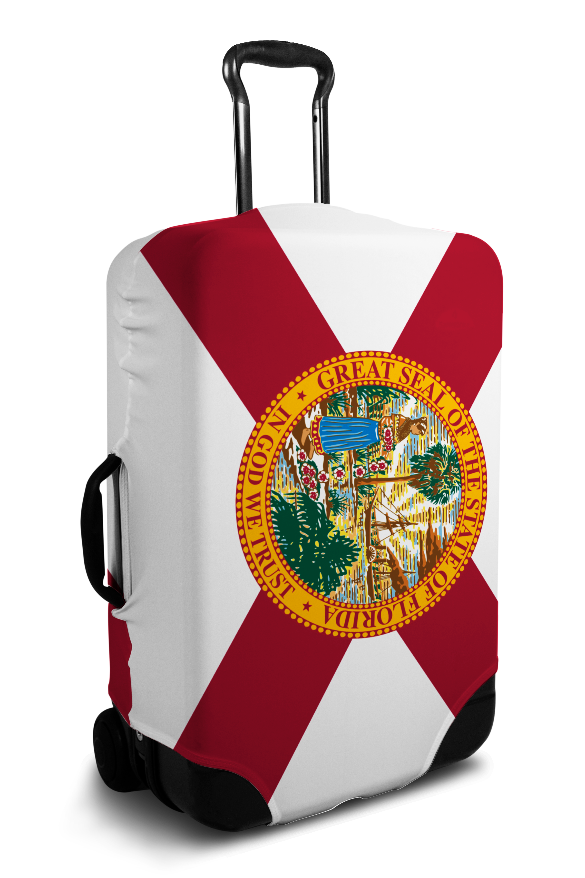 Florida flag suitcase cover