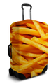 Custom Suitcase Cover - French Fry Design