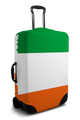 Custom Suitcase Cover - Ireland Flag Design