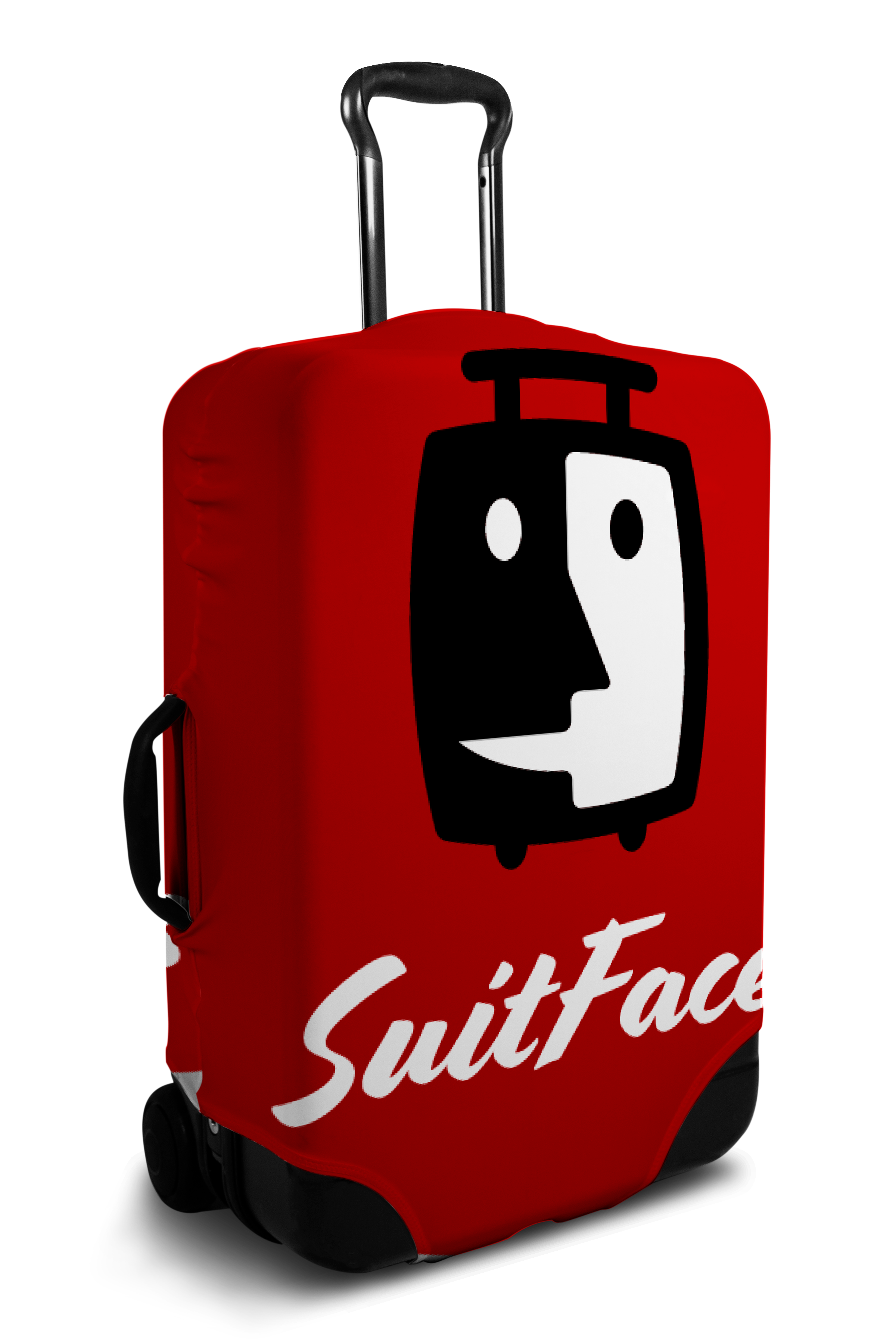 Custom luggage cover with personalized brand logo