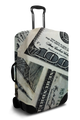 Custom Suitcase Cover - Money Design