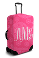 Custom Suitcase Cover - Monogram Initials Design
