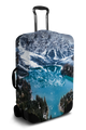 Custom Suitcase Cover - Mountain Design
