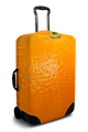 Custom Suitcase Cover - Orange Design