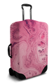 Custom Suitcase Cover - Pink Foam Design