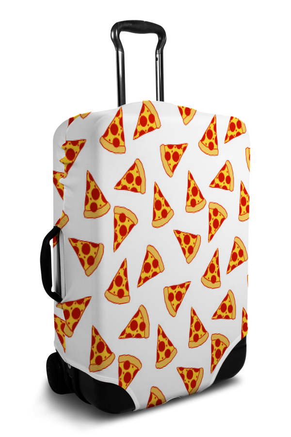 Pizza luggage cover