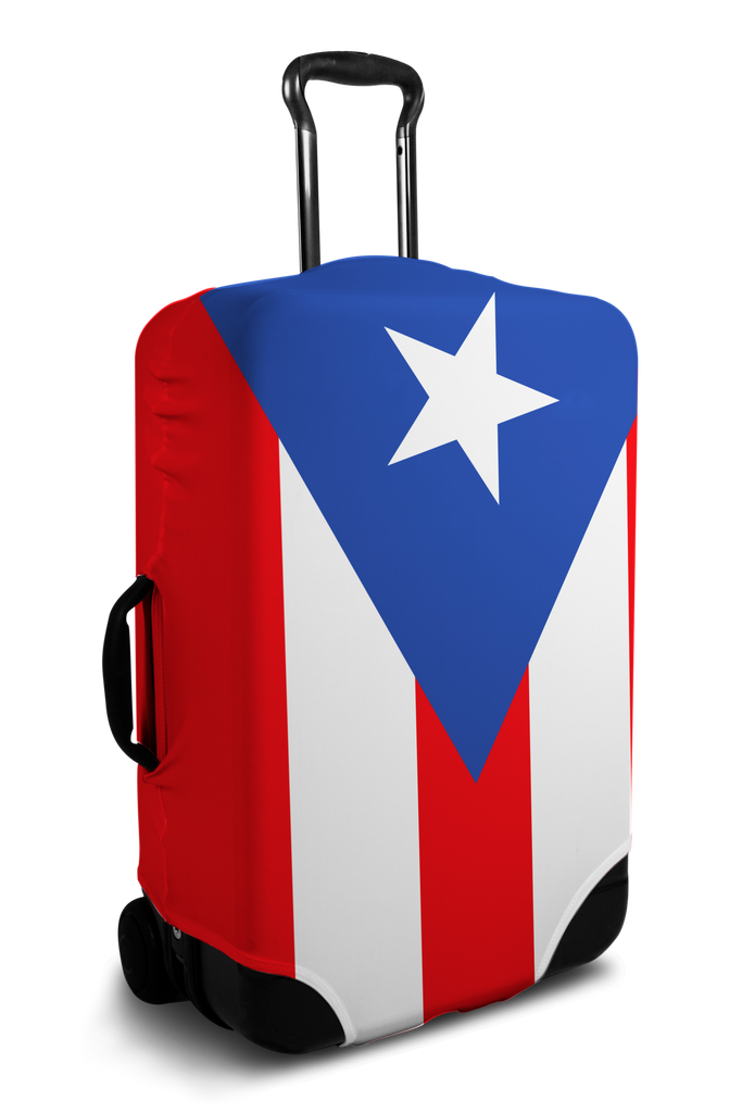 Puerto Rico Flag Luggage Cover/Suitcase Cover SuitFaces
