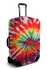Red tie dye luggage