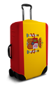 Custom Suitcase Cover - Spain Flag Design