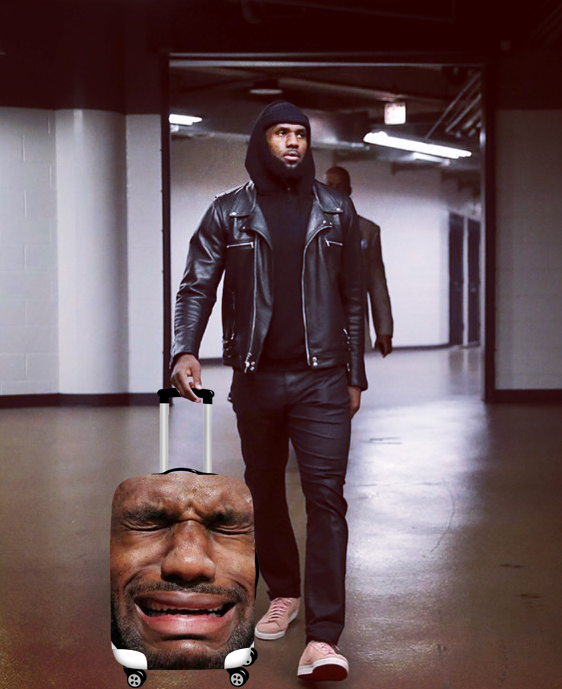 Lebron James leaving Cleveland headed for Los Angeles