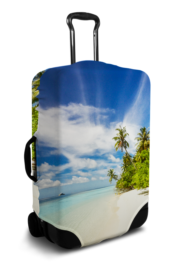 Beach suitcase cover