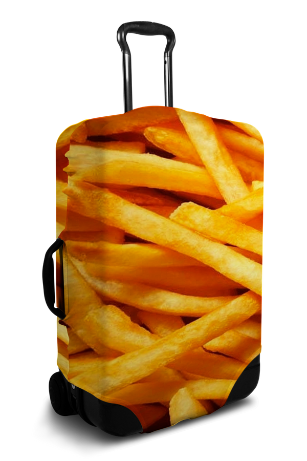 French fries luggage cover