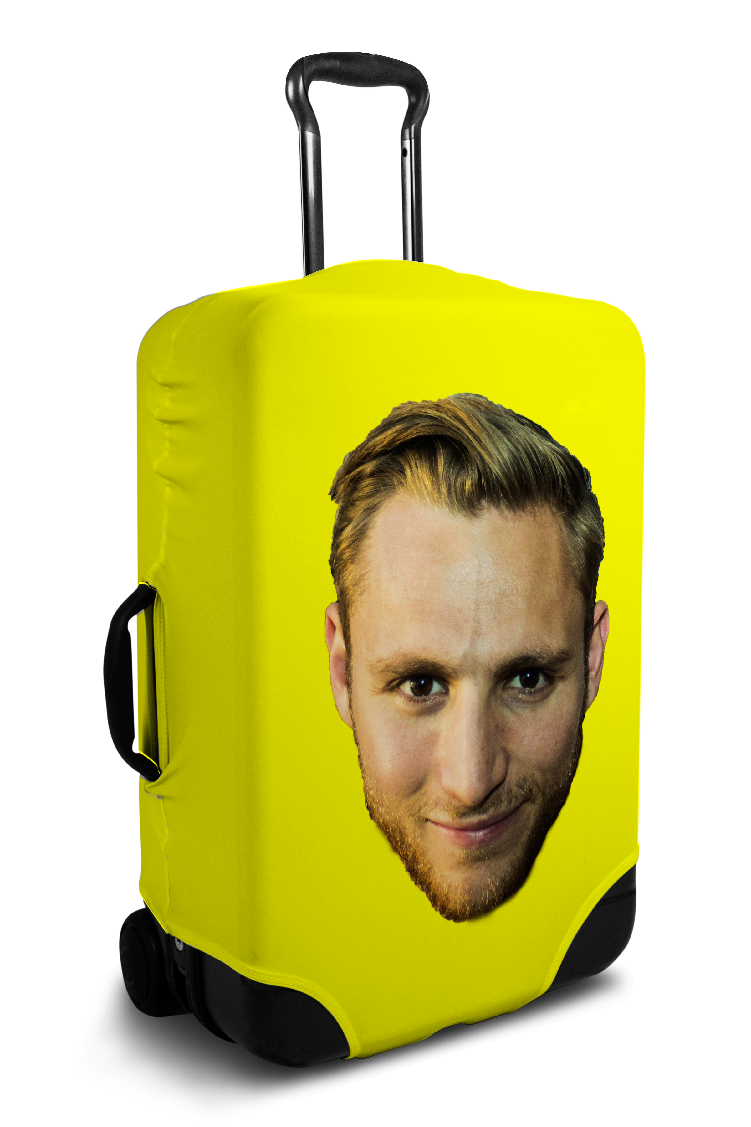 Nsipan Custom Luggage Cover with Funny Face Photo