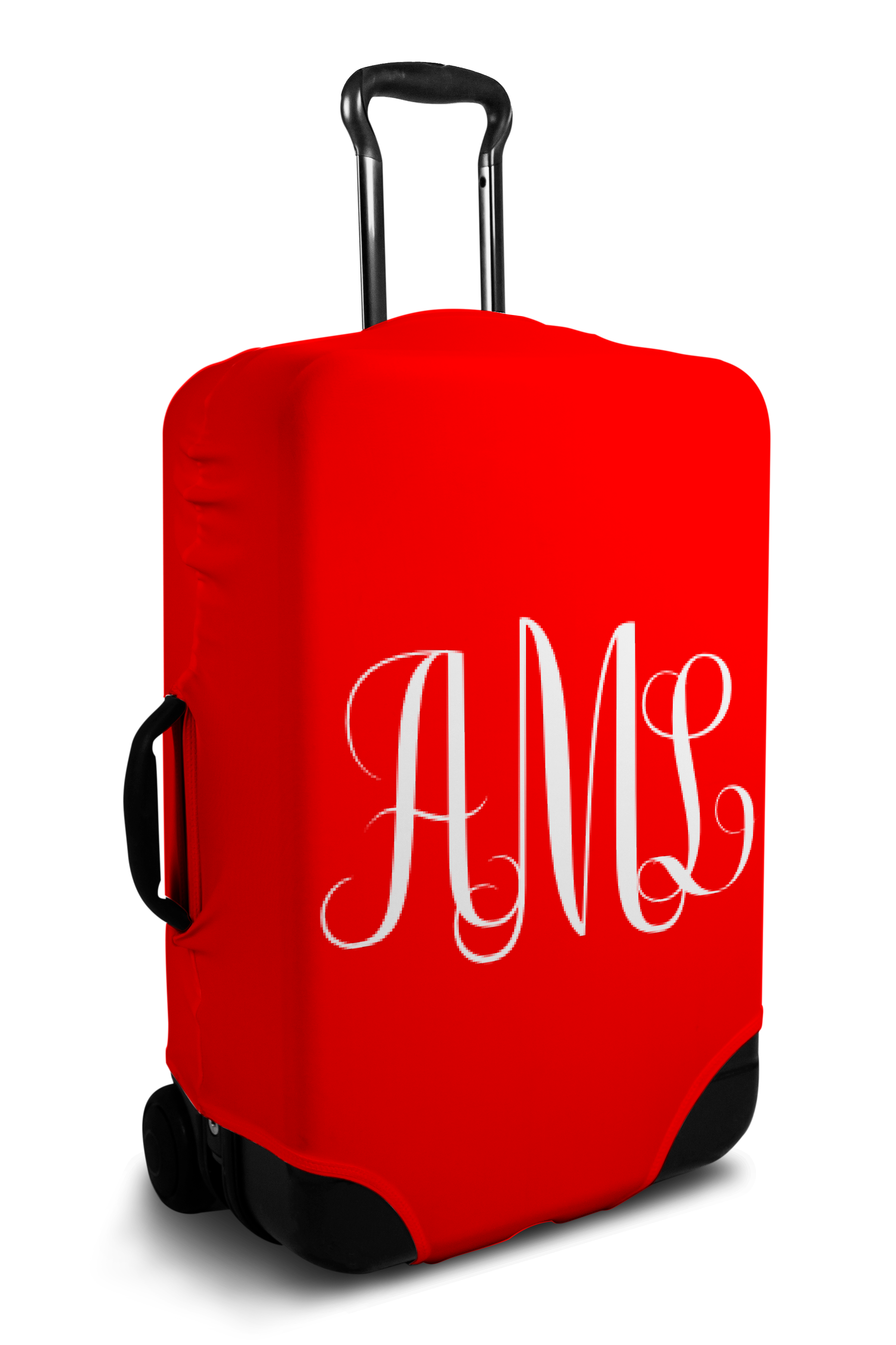 Custom Suitcase Cover Monogram Initials Design SuitFaces