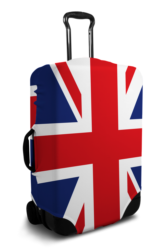 Custom Suitcase Cover United Kingdom Flag Design